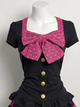 Ingvn Y2K Kawaii Lolita Skirt Sets Women Sweet Ruffle Tops High Waist Slim Skirt 2 Piece Japanese Vintage Casual Outfits
