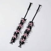 Ingvn Decorative Anti-slip Women Bra Straps Elastic Adjustable Lace Shoulder Straps Removable Bowknot Bra Straps Wedding Party Dress