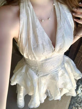 Ingvn French Elegant Irregular Sleeveless Dress Woman Harajuku Vintage Solid Lace Dress Korean Fashion Short Party Dress Chic