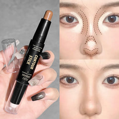 Ingvn Double-ended dual-purpose high-light trimming stick, three-dimensional contour, nose shadow, facial shape, brighten and trimming