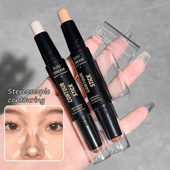 Ingvn Double-ended dual-purpose high-light trimming stick, three-dimensional contour, nose shadow, facial shape, brighten and trimming