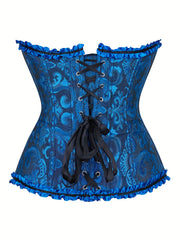 Corset Tops for Women, Bustier Shapewear Lingerie, Lace Waist Push Up Bodysuit