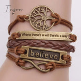 Ingvn - Fashion Vintage Patchwork Bracelets Accessories