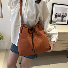 Ingvn New Large Capacity Versatile Shoulder Bag for Women's Summer Popular Lightweight Shoulder Crossbody Bag Minimalist Tote Handbag