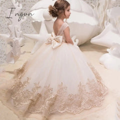 Ingvn - Teen Girls Dresses for Party Wedding Ball Gown Princess Bridesmaid Costume Dresses for Kids Clothes Girl Children's Dresses