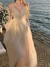 Sexy Bow Mesh Vacation Spaghetti Strap Long Dresses for Women Summer New Elegant Sleeveless Birthday Beach Party Female Clothing