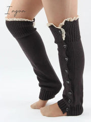 Ingvn - Vintage Knitting Lace Leg Warmers Accessories