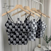 Ingvn - Y2k Tops Women Corset Top Korean Fashion Leopard Crop Top Camis Streetwear Sexy Tank Top Coquette 2023 Summer New