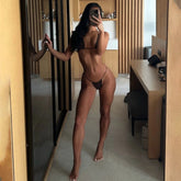 2025 Bandeau Biquini Sexy Bikin Women Swimsuit Push Up Swimwear Female Strappy Bathing Suits Green Bodysuit Beachwear Swim Suit