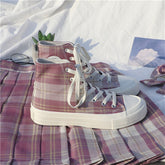 6 Color Elegant Jk Lolita Canvas Shoe Women Low Top High Top Cute Japanese Fashion Super Cute Jk Uniform Shoes Casual Footwear