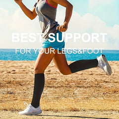 4 Pairs Copper Compression Socks - 20-30mmhg Circulatory Boost for Nurses & Athletes - Enhanced Support, Unisex, Ideal for Running, Cycling