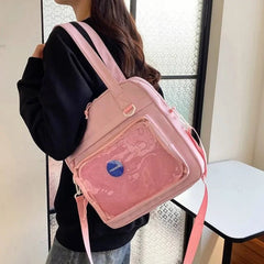 Ingvn New Casual Tote Women's Crossbody Shoulder Bag with High Aesthetic Value Student Class Tote Bag Girl Commuting Handbag