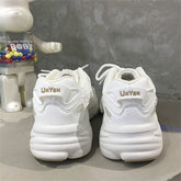 Lightweight Sports Shoes Design Women Solid White Sneakers Couples Men Women's Casual Shoes Woman Plus Size