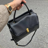 INGVN Fashion Personality Solid Top-Handle Bag 2024 All Match Office Lady Women's Handbags Y2k Trendy Japanese Shoulder Crossbody Bags
