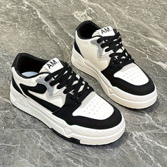 Women's Platform Sneakers, Casual Lace Up Outdoor Shoes, Comfortable Low Top Skate Shoes plus size