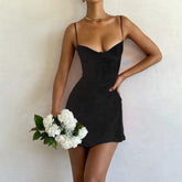 Summer Women's New Style Pure Desire Sexy Strap Tube Top Dress Spice Girls Shoulder Slim-Fit Dress