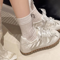 Ingvn Luxury Designer Women Sneakers Flats Shoes Fashion Comfort Lace Up Non Slip Flats Ladies Outdoor Walk Shoes