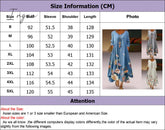 Ingvn - Summer Dress Plus Size Floral Print Irregular Hem Women Buttons Round Neck Dress Women's Clothing Sleeveless Beach Maxi Dresses