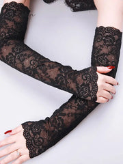 Ingvn - Original 7 Colors Lace Hollow Embroidered Sleevelet Accessories