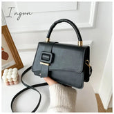 Ingvn - 1Pcs PU Leather Women's Handbags Luxury Designer Female Shoulder Bag 2023 New Fashion Candy Color Small Square Bag Messenger Bag