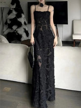 Vintage Luxury Black Long Dress Women Sexy Spaghetti Straps Wedding Evening Party Robe Summer Ladies Runway Bridesmaid Clothes