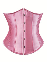 Women's Exquisite Lace-Up Corset Bustier - Slimming Waist Trainer, Body Shaper, Comfortable Shapewear, Adjustable Straps, Lingerie for Hourglass Figure, Postpartum Recovery, Back Support, and Everyday Wear
