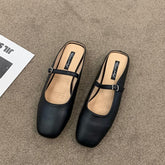 Bailamos Women Red Lightweight Shoes Square Toe Slip On Vintage Soft Ballet Flats Female Shoes Ballet Flats Casual Sneaker Shoe