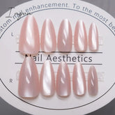 Wine Red Cat's Eye y2k Fake Nails With Designs Wearable Glitter False Nails Press on Square Nail Full Cover Artificial Nail Tips