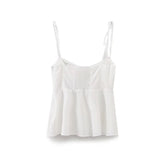 White Corset Top Women Sexy Backless Crop Top Summer Beach Bustier Top Streetwear Camis Holiday ropa de mujer
