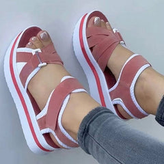 Shoes Women Sandals Women Heels Summer Sandals Platform Sandalias Mujer Soft Wedges Shoes For Women Summer Footwear