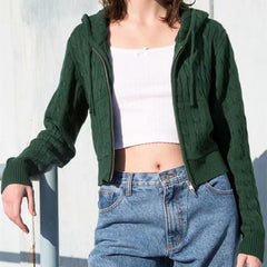 Brandy Mandy Sweaters Women White Knit Sweater Autumn Winter V Neck Long Sleev Knitted Sweater Navy Pullover Brandy Girl Sweater