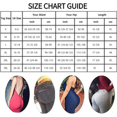 Womens Padded Shapewear Hip Enhancer Shorts High Waist Body Shaper Panty Padded Pad Butt Lifter Booty Waist Trainer Control