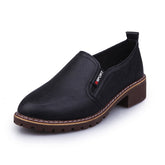 Women Flat Lace-Up Oxford Shoes Soft Leather Sneakers Low Medium Pumps Slip on Loafers Summer Footwear for Woman