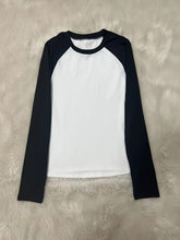 Womens Colorblock T-Shirt - Soft & Stylish Crew Neck Long Sleeve Top - Perfect for Spring to Fall Transitions