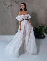 Ingvn - Ladies Lace Sexy Tube Top Evening Dress