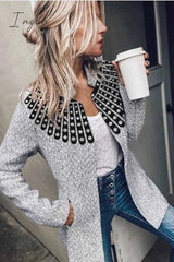 Ingvn - Retro Pocketed Heather Grey Coat(3 Colors)