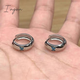 Vintage Luxury Butterfly Ear Buckle Hoop Earrings For Women Girl Korean Fashion New Jewelry Friend Gift Party