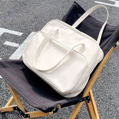 Ingvn Women Japanese Casual Shoulder Underarm Bag Trendy Large Capacity Totes Female Design Texture Soft PU Travel Handbag Bags