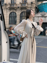 Sweet Preppy Style Long Dress Women Elegant French A Line Ruffles Casual Chic Office Robe Spring New Fashion Vestdios Mujer