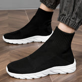 Unisex Breathable High-Top Sock Sneakers - Road Running Shoes with Durable Sole, All-Season Casual Athletic Footwear for Men and Women - Comfortable, Lightweight, and Flexible Design for Outdoor Activities