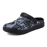 Men Summer Shoes Sandals Men's Holes Sandals Hollow Breathable Flip Flops Croc Shoes Fashion Beach Slippers Big Size 47