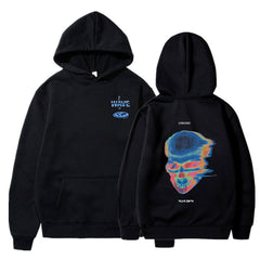 Voguable Hot Sale Fashion Creativity Design Skeleton Graphic Print Hoodie Men Women Fleece Cotton Hoodies Man Hip Hop Style Sweatshirt