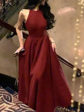 Fashion New Women Elegant Casual Midi Party Dress Sleeveless A-Line Solid Chic Birthday Prom