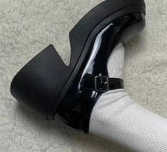 Platform Mary Jane Shoes New Women's Shoes Women Thick Heels Trendy Street Lolita Shoes Round Toe Ankle Strap Pumps