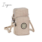 Ingvn - Shoulder Bag Nylon Women Mobile Phone Bag Mini Female Messenger Purse Lady Wallet Small CrossBody Bag Women Handbag Сумка Женска