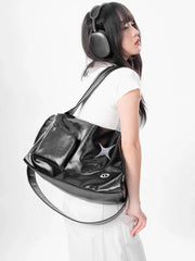 INGVN Girls Crossbody Tote Bags Women High-capacity Grunge Y2k Aesthetic Shoulder Bag Vintage Simple Fashion Casual Handbags All Match