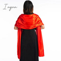 Ingvn - 16 Colors Shrugs For Women Evening Cape Dress Wraps Shawls 240*70Cm Satin Long Formal