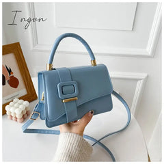 Ingvn - 1Pcs Pu Leather Women’s Handbags Luxury Designer Female Shoulder Bag 2023 New Fashion