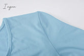 Ingvn - 2 Piece Outfits For Women Sexy Long Sleeve Crop Tops Drawstring Leggings Pants Sets Casual