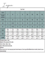 Ingvn - 2023 Fashion High Waist Skirt Women Vintage Pleated Zipper Swing Long Casual Loose Solid